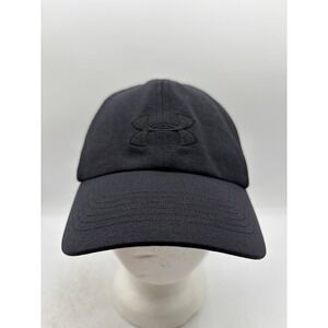 Under Armour Women's Mictrothread Renegade Cap Black Strapback‎ Hat OSFM